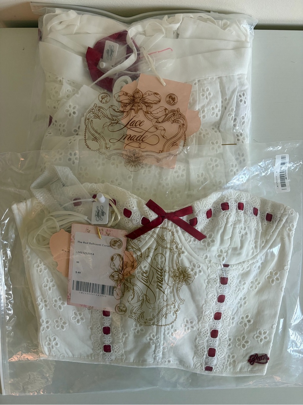 NEW LaceMade Red Ballroom Set - Picture 13 of 13